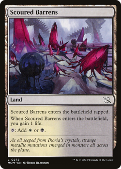 x1 Scoured Barrens MOM MTG 0272 LIFE LAND M/NM 1x - Image 1