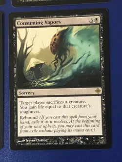 Consuming Vapor X4 Rise Of The Eldrazi Ex Condition See Pics Front Back - Image 2