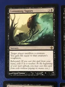 Consuming Vapor X4 Rise Of The Eldrazi Ex Condition See Pics Front Back - Image 5