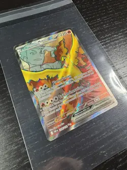 Pokemon TCG-Team Rocket's Moltres ex-208/182-Sv10: Destined Rivals-M/NM! - Image 3