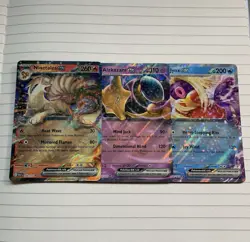 2023 Pokemon 151 Ninetales/Alakazam/Jynx Ex Lot Of (3) RR Double Rare #38/65/124 - Image 1