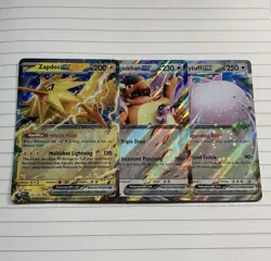 2023 Pokemon 151 Zapdos/Kangaskhan/Wigglytuff Ex Lot Of (3) RR Double Rare - Image 1