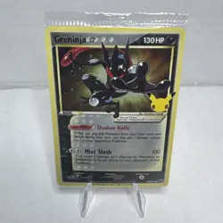 Pokemon SEALED Greninja Star SWSH144 NM Black Star Promo Celebrations - Image 1