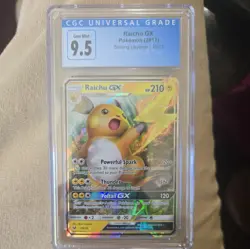 Pokemon TCG Raichu GX Shining Legends #29/73 CGC 8.5 - Image 1