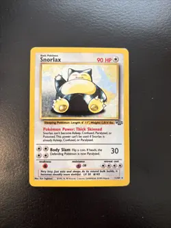 Pokemon TCG Snorlax 11/64 Jungle Holo LP - Image 1