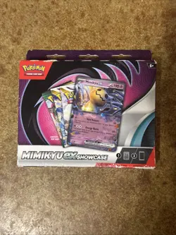 Pokemon TCG (2023) MIMIKYU EX Showcase Box w/1 Promo+3 Boosters New/Sealed Read - Image 1