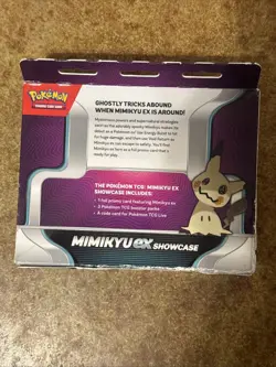 Pokemon TCG (2023) MIMIKYU EX Showcase Box w/1 Promo+3 Boosters New/Sealed Read - Image 2