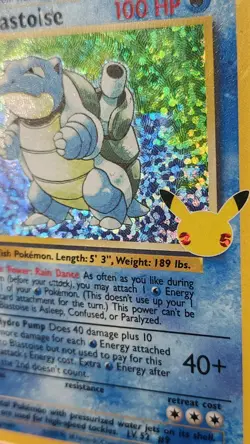 2021 Pokemon Celebrations Blastoise Holo Classic Collection Base Set Psa 10 #2 - Image 3
