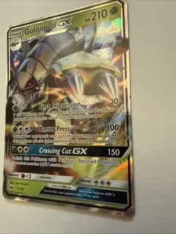 Pokemon TCG Golisopod GX 17/147 SM Burning Shadows Ultra Rare LP Condition - Image 2