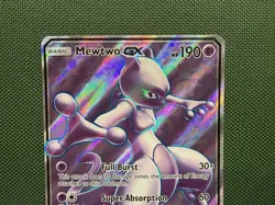 Mewtwo GX (Full Art) 72/73 Shining Legends Ultra Rare Holo 190HP Pokemon TCG - Image 2
