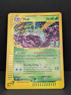 Muk H17/H32 Aquapolis Holo Rare Pokemon TCG Nintendo vintage MP+ - Image 3