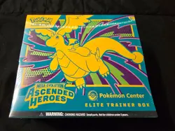 Pokemon Ascended Heroes Pokemon Center Exclusive ETB Elite Trainer Box - Image 1