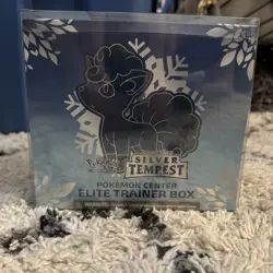 Pokemon Center Sword & Shield Silver Tempest ETB w/ Protective Case - Image 1