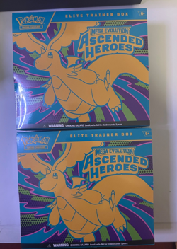 Lot Of 2 Pokemon TCG Ascended Heroes Elite Trainer Box ETB Sealed In Hand - Image 1