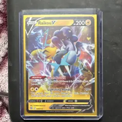 Pokemon Raikou V 048/172 Holo Basic 200HP Lightning Rondo English 2022 TCG - Image 1