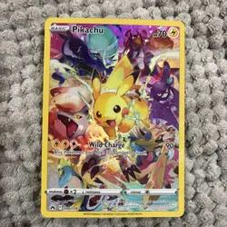 2023 POKEMON SWORD & SHIELD CROWN ZENITH #160 FULL ART/PIKACHU Ungraded - Image 1