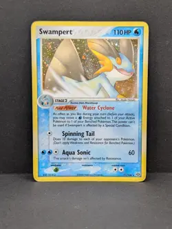 Swampert 11/106 EX Emerald Holo Ultra Rare Pokemon TCG Nintendo MP+ - Image 1