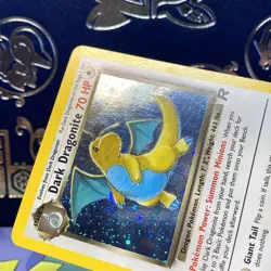 Pokemon TCG Dark Dragonite Team Rocket Holo Rare Unlimited 5/82 2000 LP - Image 4