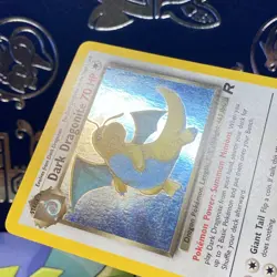 Pokemon TCG Dark Dragonite Team Rocket Holo Rare Unlimited 5/82 2000 LP - Image 5