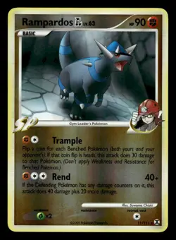 Rampardos GL 11/111 Rising Rivals RR Reverse Holo MP - Image 2