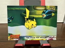 Topps Pokemon Movie The Chase for Pikachu #28 1st Edition Blue Label 1998 NM - Image 1