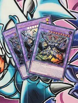 YUGIOH Mementomictlan Tecuhtlica-Creation King 25LP-EN009 Ultra Rare X3PLAYSET - Image 1