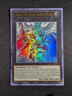 Yugioh - Number F0: Utopic Draco Future KICO-EN013 1st Edition Ultra Rare NM - Image 1