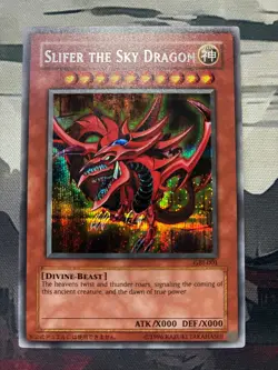 Yu-Gi-Oh! TCG Slifer the Sky Dragon GBI-001 God Card Secret Rare AUTHENTIC NM - Image 1