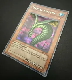Sinister Serpent SDD-002 Secret Rare, Yu-Gi-Oh! TCG, *Great Condition* - Image 2