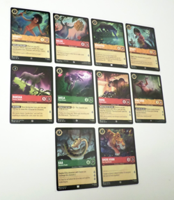 Disney Lorcana Theme Lot - The Jungle Book Theme lot of 10 Cards - Image 2