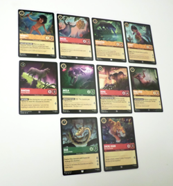 Disney Lorcana Theme Lot - The Jungle Book Theme lot of 10 Cards - Image 3