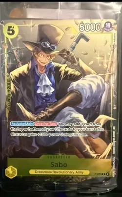 Sabo (Tin Pack Set Vol. 2) P-073 One Piece Promotion Cards Foil With Promo Tin - Image 1