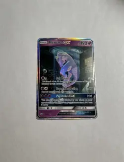 Pokemon TCG Mewtwo GX Secret Rare Shining Legends 76/73 Full Art Card - Image 1