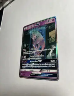 Pokemon TCG Mewtwo GX Secret Rare Shining Legends 76/73 Full Art Card - Image 4