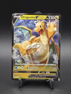 Dragonite V 049/078 Ultra Rare Holo Pokemon TCG Card NM - Image 1