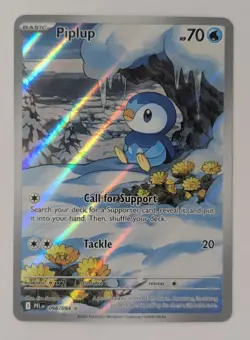 Piplup 98 Phantasmal Flames Illustration Rare Pokemon Card NM Pokemon TCG Card - Image 1