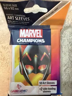 4 Packs Of Marvel Champions Art Sleeves Cards Quicksilver Wasp Dr Stranger New - Image 2
