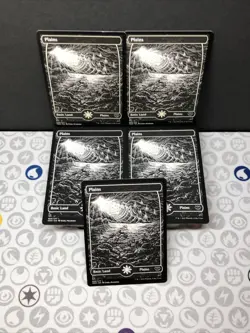 Plains x5 MTG Full Art Innistrad: Crimson Vow # 269/277 - Image 2
