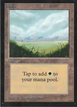 MTG: Collector's Edition: Plains (A) : Lightly Played Condition - Image 1