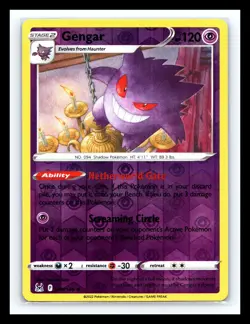 💥 Pokemon: Gengar #066/196 Reverse Holo Rare Lost Origin 2022 - Image 1