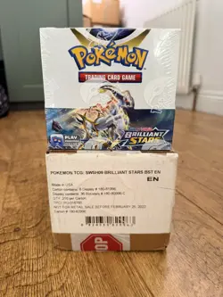 Pokemon Sword & Shield Brilliant Stars Booster Box. Case Fresh MINT. First Print - Image 1
