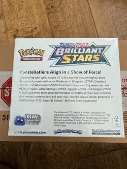 Pokemon Sword & Shield Brilliant Stars Booster Box. Case Fresh MINT. First Print - Image 2