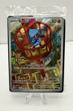 Riolu Promo Illustration Factory Sealed Pokemon Center Exclusive Stamped English - Image 1