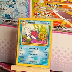Pokemon TCG Seaking Jungle 1st Edition Uncommon Card 46/64 - Image 1