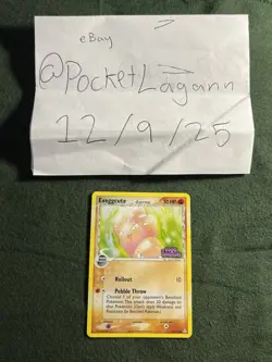 2006 POKEMON EXEGGCUTE (Delta Species) 65/110 EX HOLON PHANTOMS-REV HOLO-STAMPED - Image 2