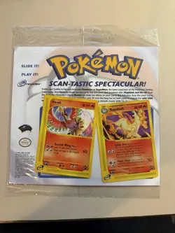 Pokemon 2002 Sealed Scan-tastic HO-OH & RAPIDASH black star promos # 51 & 52 - Image 1