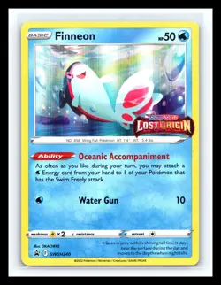 💥 Finneon - SWSH240 - Lost Origin Stamp Holo - SWSH Black Star Promo - Pokemon - Image 1