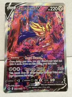 Pokemon Zamazenta V Ultra Rare Full Art Holo GG54/GG70 Crown Zenith 220 HP - Image 1