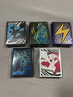 Pokemon Black Bolt/White Flare/Mega E/PF/SS ETB Sleeves (LOT of 5) - Image 1