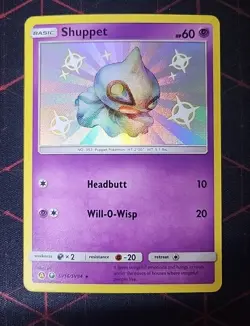 Shuppet SV16/SV94 [Holo] Hidden Fates Shiny Vault Pokemon TCG Near Mint - Image 1